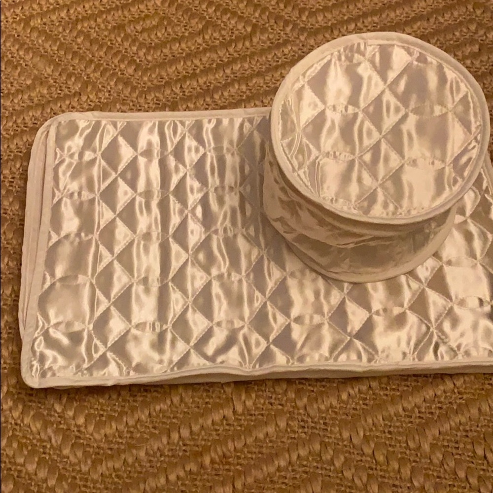 Makeup Travel Quilted Zipper Bags